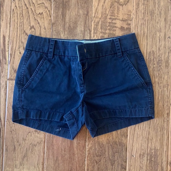J Crew Navy Chino Shorts - Picture 2 of 3
